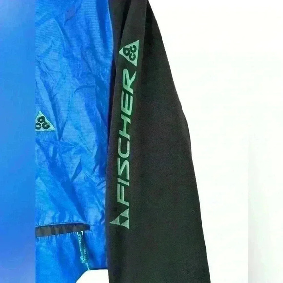 VTG 90s Nike ACG Fisher Jacket Windbreaker Rain Hiking Hoodie Packable Medium - Picture 4 of 7